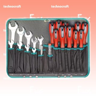 Technocraft TOP CHROME 152 ABS-Werkzeugkoffer