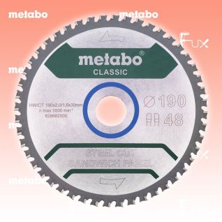 Metabo Kreissägeblatt 190 mm 