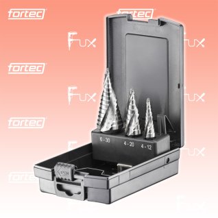 fortec Werkzeuge FT70047 Premium Line Stufenbohrer-Satz