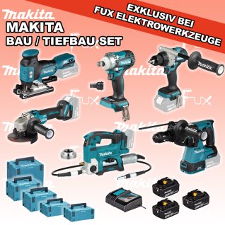 Makita Bau / Tiefbau Set 8